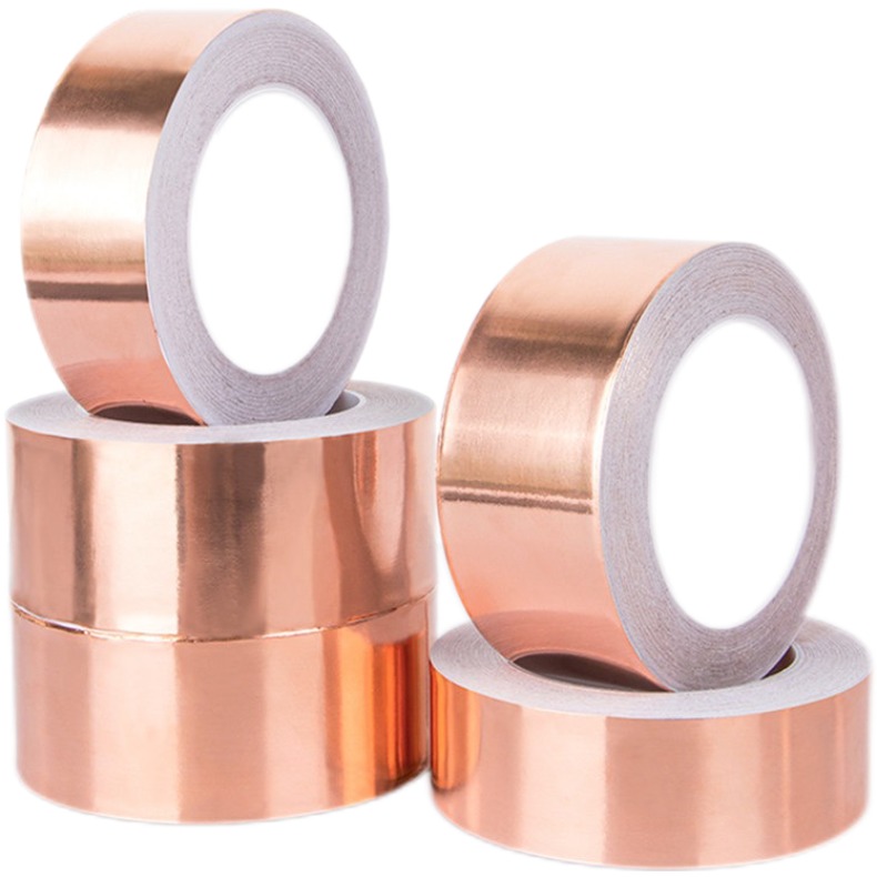 Conductive copper foil tape on roll for EMI shielding and grounding, supplied by Songyang New Material