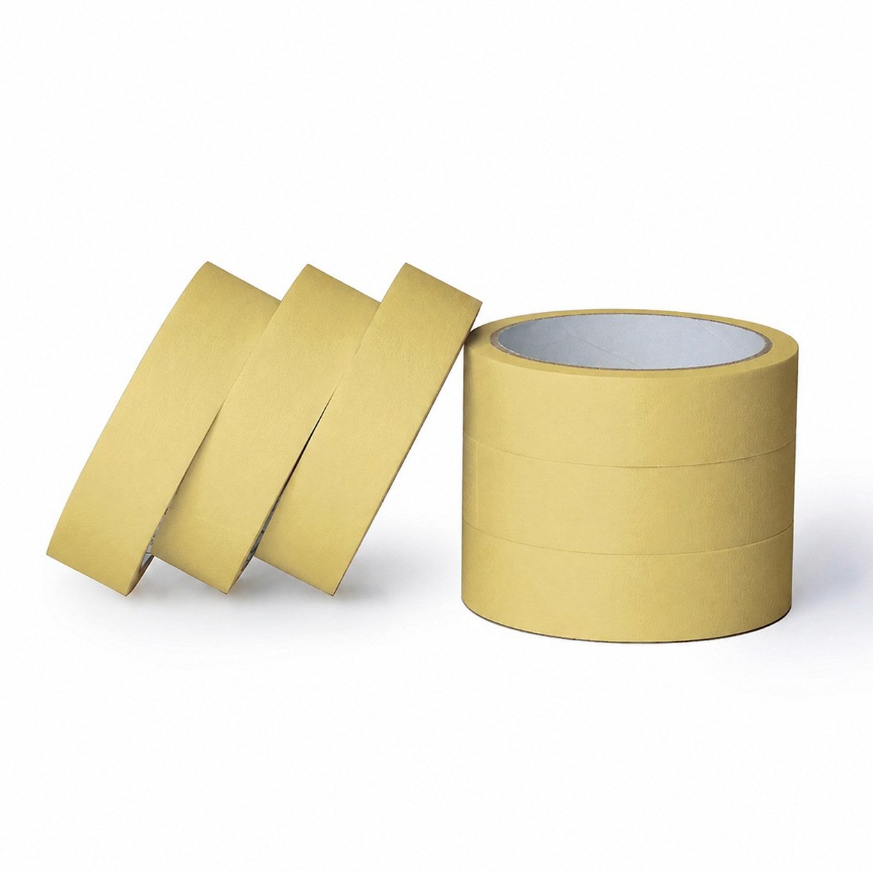 High-temperature crepe masking paper tape for curved and irregular spray and bake masking, supplied by Songyang New Material