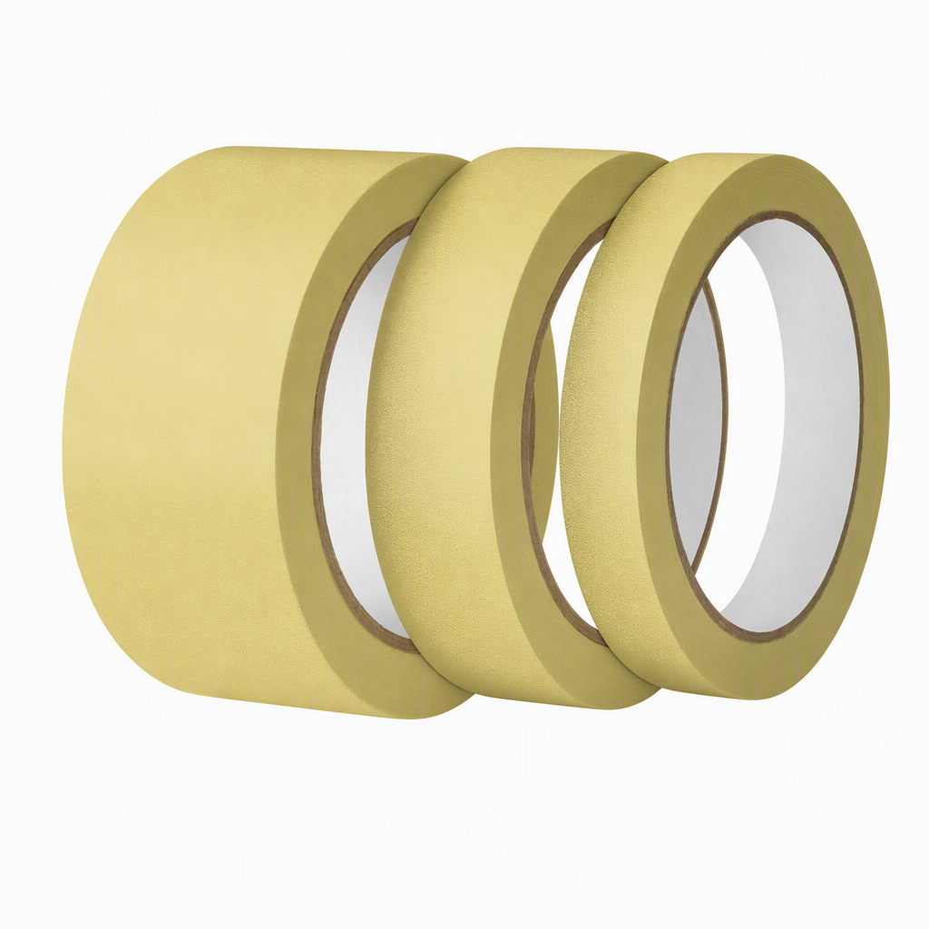Crepe masking paper tape graded for 150 &deg;C cure cycles, supplied by Songyang New Material