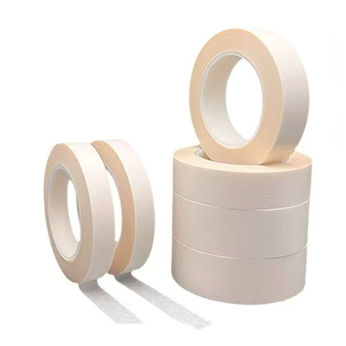 White PET composite masking tape