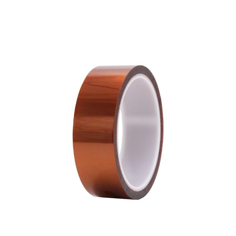 Polyimide (PI) high-temperature tape on roll — amber PI film with silicone adhesive, supplied by Songyang New Material