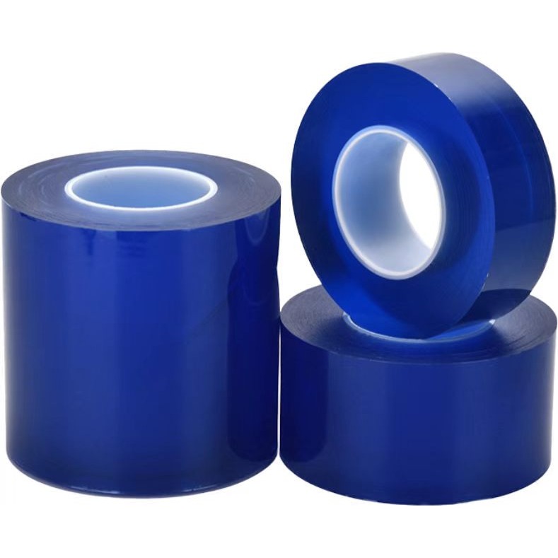Transparent blue PVC electrostatic protective film roll