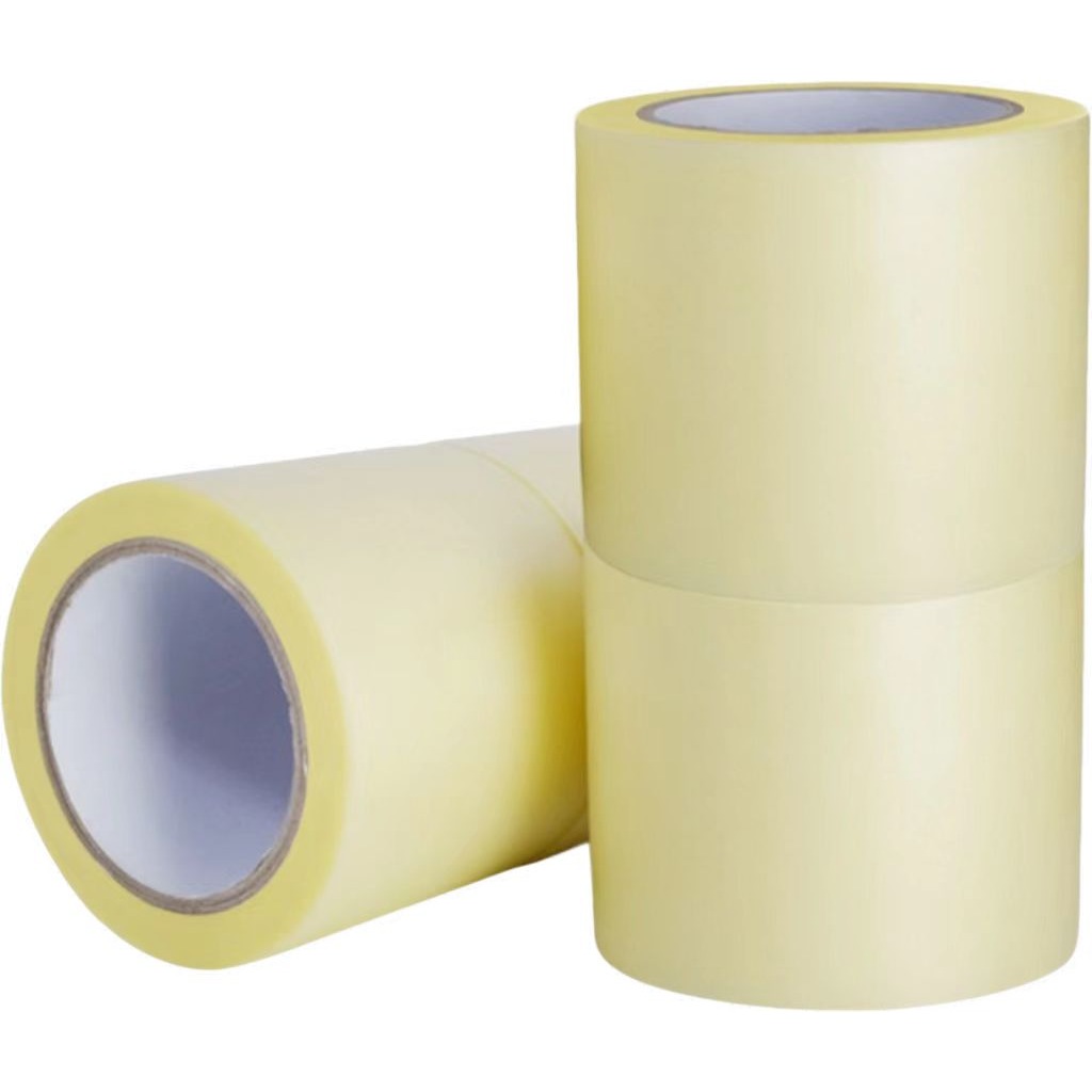 Striped PVC natural-rubber protective film roll for shoe-sole protection